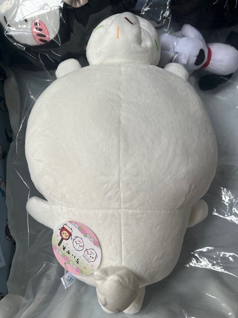 日版全新冒險樂園Namco Chiikawa 小可愛&小八八字貓&兔哥chii hachiware usagi軟綿綿麻糬生日忌廉蛋糕景品系列30cm大毛公仔景品擺設玩具掛飾鎖匙扣,  興趣及遊戲, 玩具& 遊戲類-