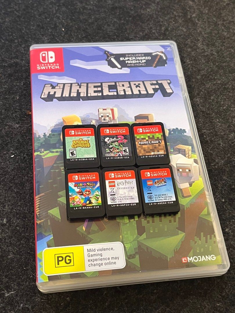 Nintendo Switch Games (Category: Nintendo) located in San Fernando. Submitted by s_ebb (Listing ID 1401049397, Image 2). Description: LASTPRICEPOSTED!! Animal crossing - 1250 Splatoon 2 - 1250 Mario rabbids - 500 Minecraft (with case) - 700 Lego Harry Potter - 500 Lego Movie - 500 MOP: QRPH,BPI| ONLINE BANKING Meetup: Sm Pampanga Delivery: Lalamove, J&T Shipping covered by buyer.