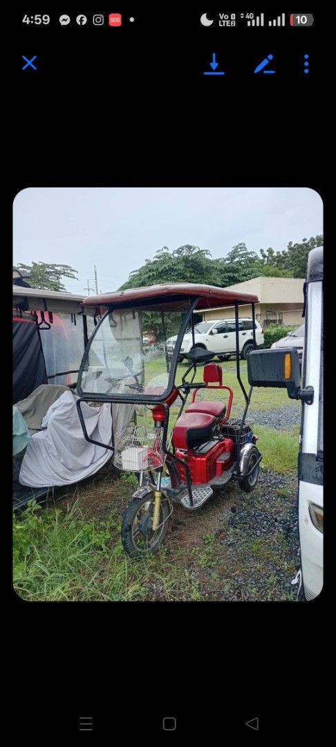 Nwow Ebike erv mini (Category: Motorbikes for Sale) located in Pasig City. Submitted by ani2684 (Listing ID 1400975561, Image 2). Description: Need cash.