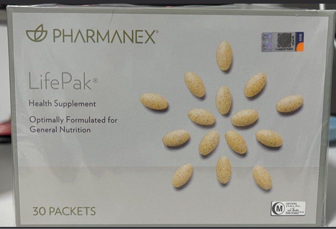Pharmanex LifePak Health Supplement - 30 Packets (Category: Vitamins & Supplements) located in Singapore. Submitted by lover2012 (Listing ID 1401015970, Image 1). Description: Pharmanex LifePak health supplement. Optimally formulated for general nutrition. Each box contains 30packets. Certified Halal. Selling 2 box at $90 with free smart pac postage. (Preorder reach you within 1week) Expiry date September 2026.