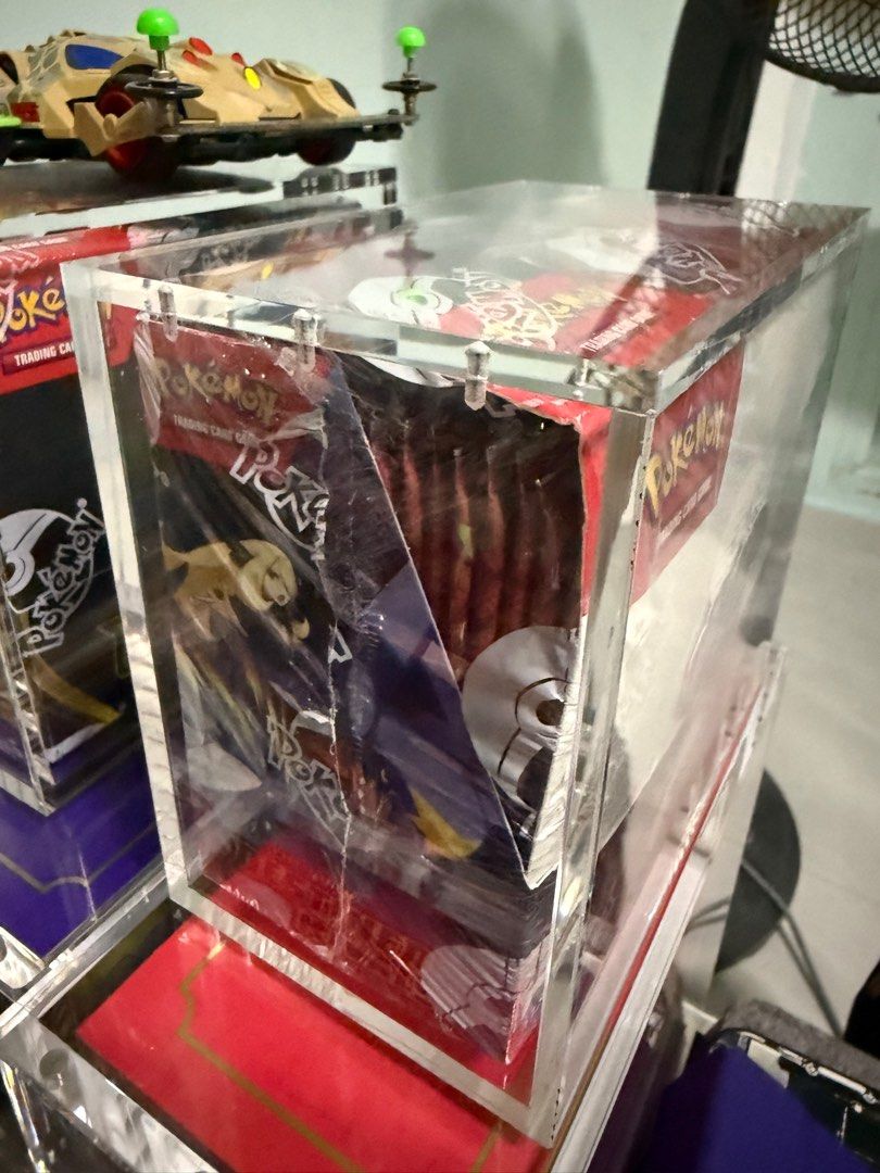 Pokemon TCG: Destined Rivals Booster Box - Sealed Box with Acrylic Case,  Hobbies & Toys, Toys & Games on Carousell