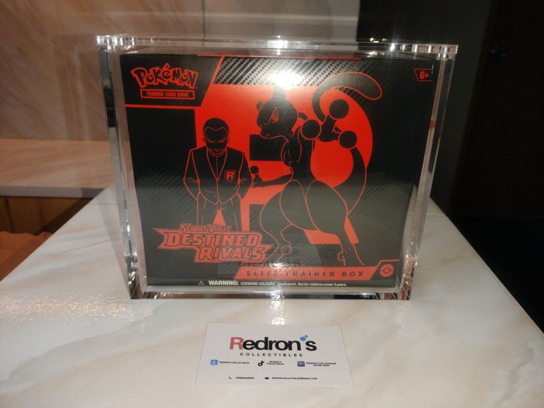 Pokemon TCG Premium Grade Acrylic Cases (Category: Trading Cards Accessories) located in Manila. Submitted by redron.dolarrylan (Listing ID 1401122466, Image 1). Description: 🛡️ Premium Acrylic Display Cases for Pokémon TCG! 🛡️ Your Pokémon collection deserves legendary protection — and these crystal-clear acrylic cases deliver just that! 🔥 Available Options: 📦 Booster Box Case – Built to showcase your sealed booster like it’s the crown jewel