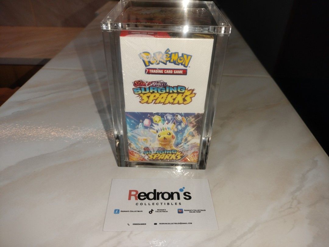 Pokemon TCG Premium Grade Acrylic Case (Category: Trading Cards Accessories) located in Manila. Submitted by redron.dolarrylan (Listing ID 1401122984, Image 1). Description: 🛡️ Premium Acrylic Display Cases for Pokémon TCG! 🛡️ Your Pokémon collection deserves legendary protection — and these crystal-clear acrylic cases deliver just that! 🔥 Available Options: 📦 Booster Box Case – Built to showcase your sealed booster like it’s the crown jewel 