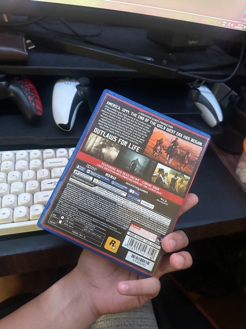 Red Dead Redemption 2 - PS4 (Category: PlayStation) located in Bocaue. Submitted by a1con (Listing ID 1401040737, Image 2). Description: For Sale Red Dead Redemption 2 - Ps4 900php Bocaue Bulacan Can do shipping. Payment first.