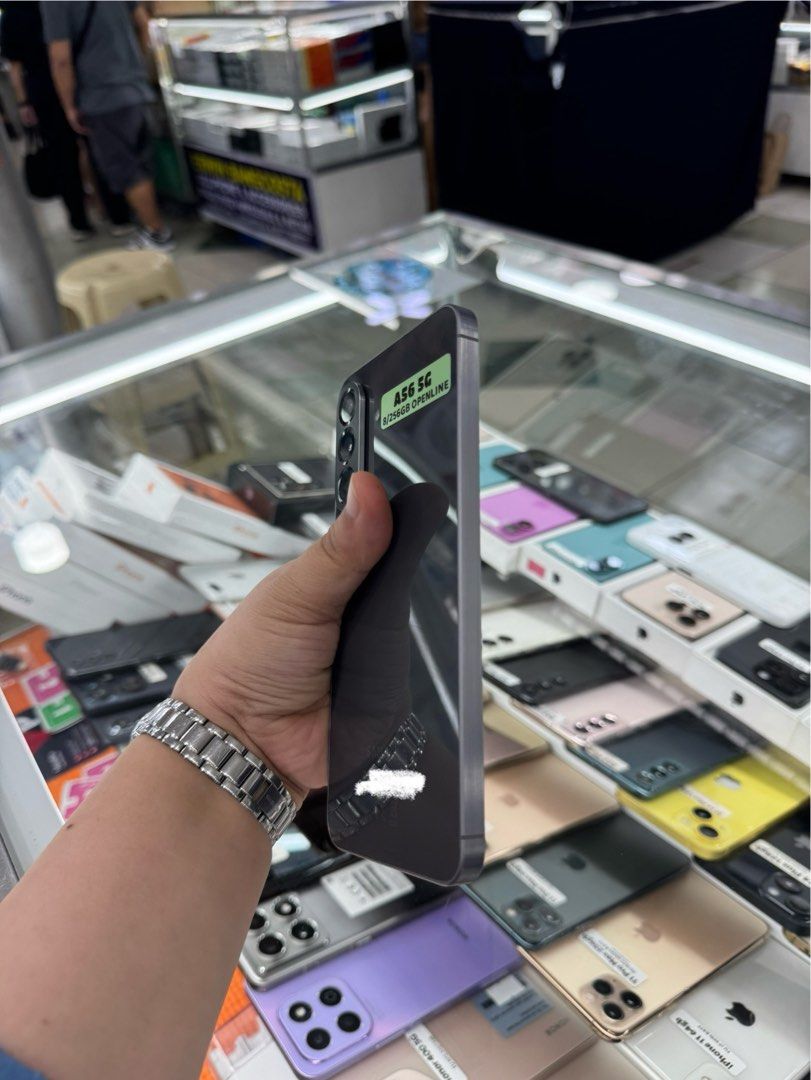 Samsung A56 5G 256gb FU NTC No issue (Category: Samsung) located in San Juan City. Submitted by javedsgadgetshop (Listing ID 1401041211, Image 3). Description: INSTALLMENT OPTIONS : SPAY LATER / GGIVES / CREDIT CARD! WE BUY AND SELL SO PWEDE MAGBINTA OR SWAP ! Quick Specs : 💵 Samsung A56 5G •256gb •NTC Variant •Good batt health •Factory Unlock •98% Smoothness •No hidden issue | No Repaired •100% Authentic | Not Refurbished •w/ OEM Charger & stor