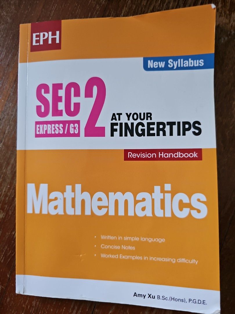 G3 Sec 2 Math Notes SEC 2 Mathematics Revision Handbook, Hobbies & Toys, Books & Magazines ...