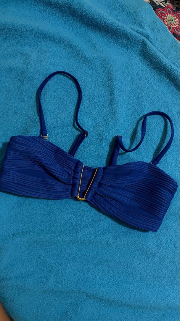Shein Blue Bikini Set (Category: Bikinis & Swimsuits) located in Quezon City. Submitted by mikaaaaachu (Listing ID 1401063475, Image 3). Description: Worn when fitting only Brand new.