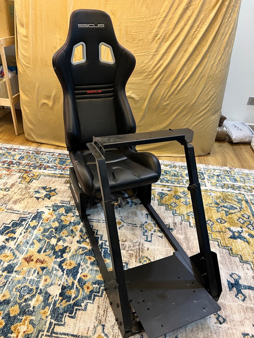 White Box Racing Simulator Rigs SSCUS Whitebox Racing Simulator Rig, Video Gaming, Gaming Accessories ...
