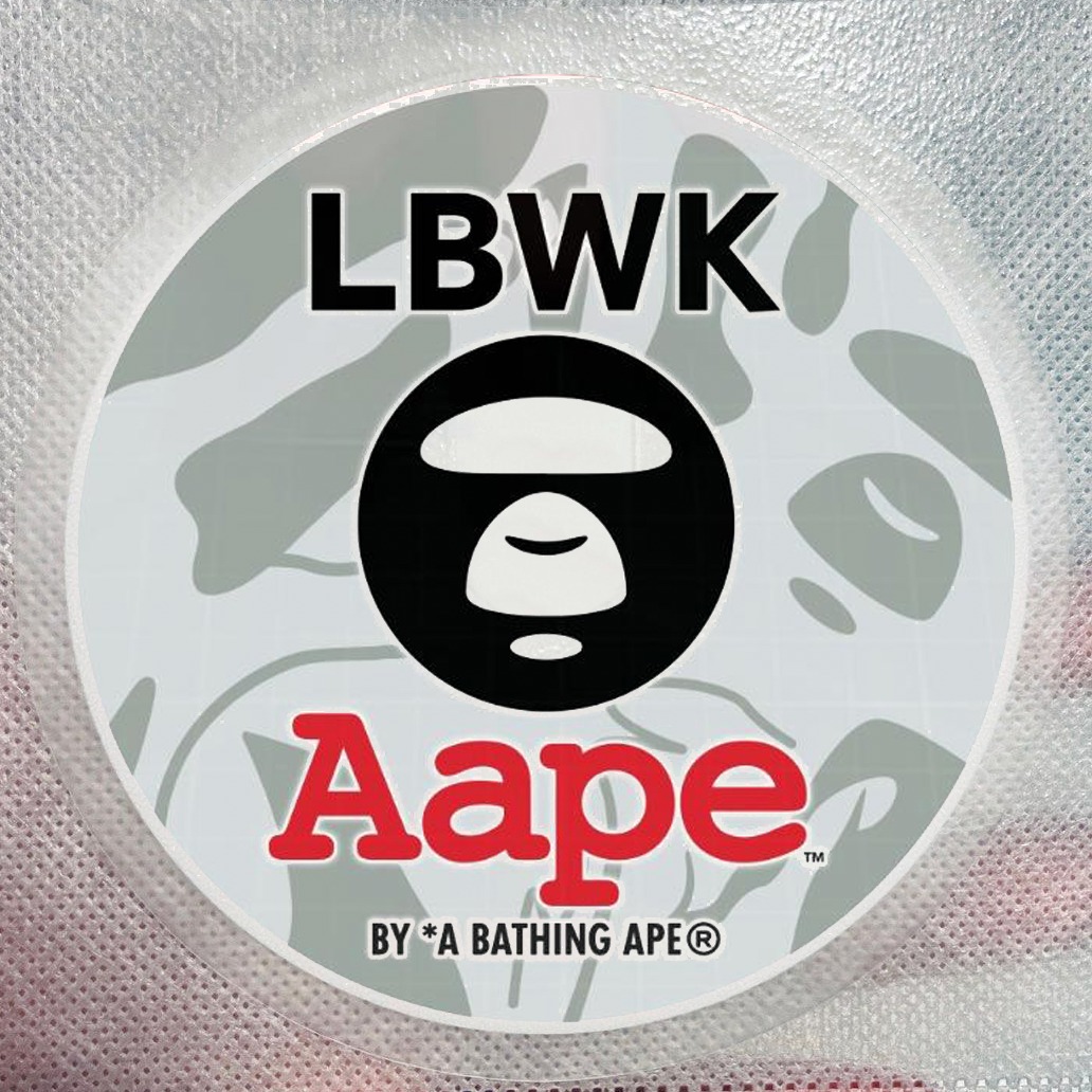 Static Cling Car Decals . LBWK Liberty Walk Aape Bathing Ape Gorilla ...