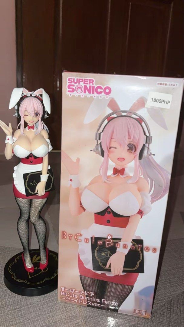 Super Sonico BiCute Bunnies Figure (Category: Figurines & Statues) located in Manila. Submitted by xavsobasedd (Listing ID 1401016666, Image 3). Description: Originally 1,800 Has box No flaws Rfs: need funds .
