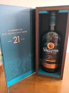 Singleton Trinity Cask Harmony 21 Year Old, Pedro Ximénez Oloroso & Refill Ex-Bourbon Cask, 43% whisky bottle
