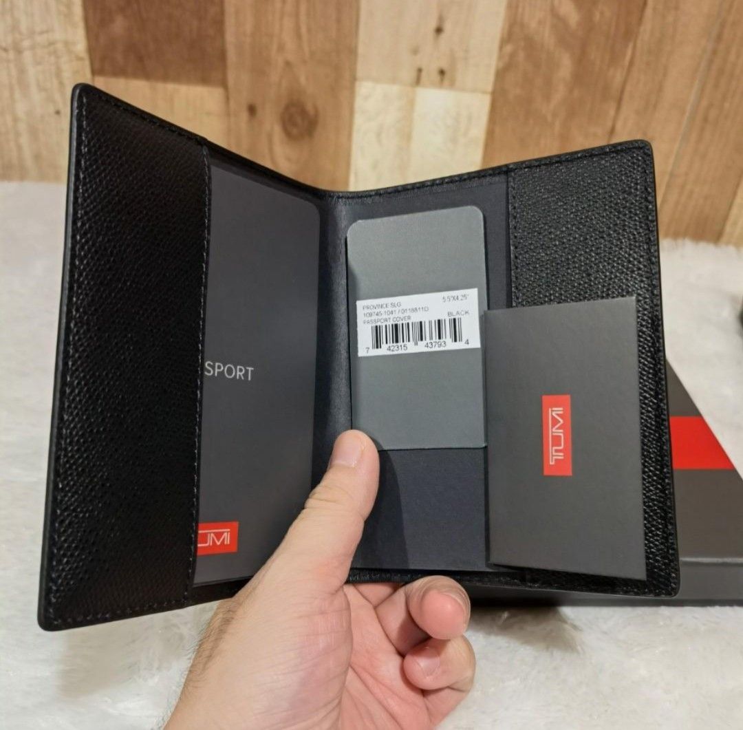 Tumi passport cover full leather original fullset