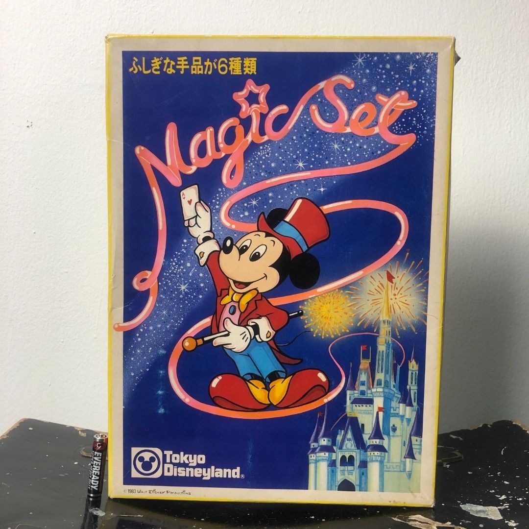 Vintage Rare 1983 Tenyo Tokyo Disneyland Mickey Mouse Magician Magic ...