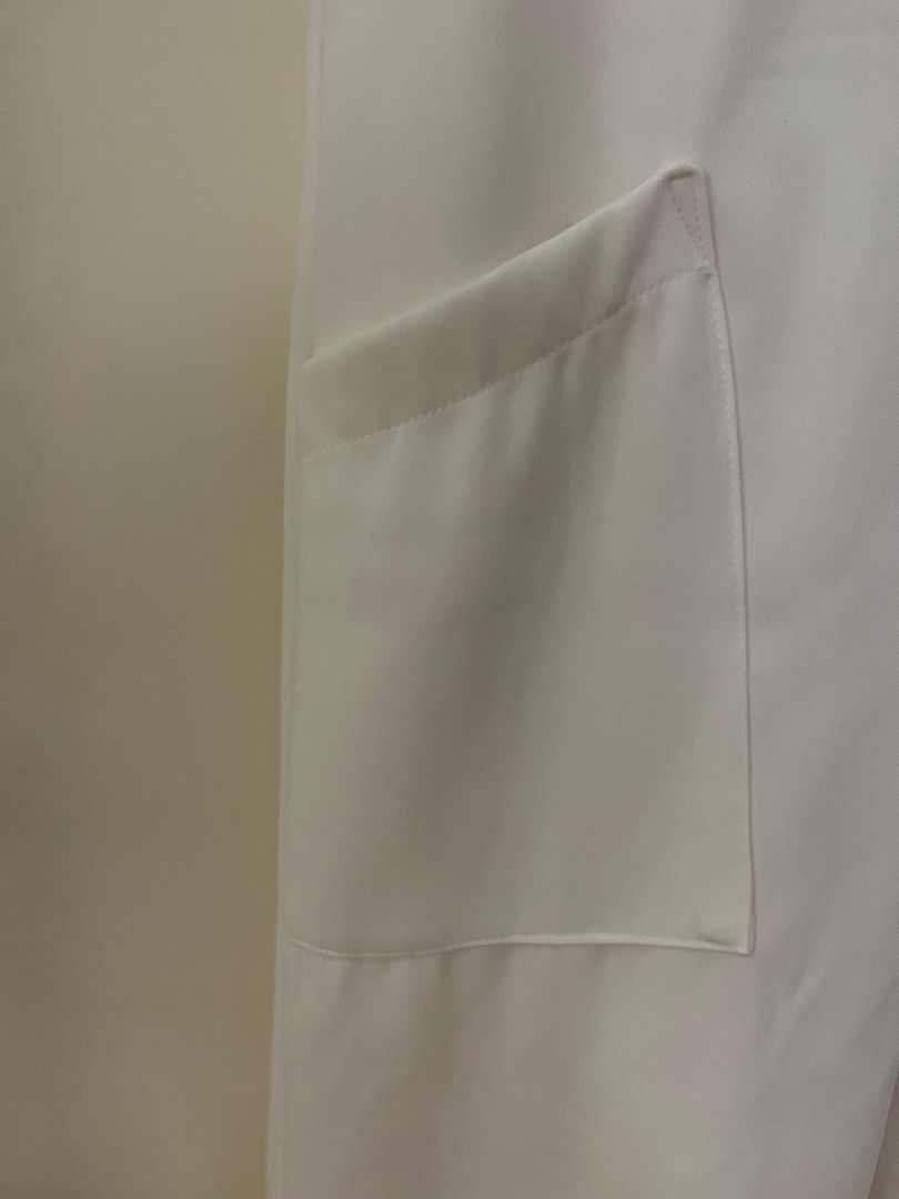 White Lounge Dress (with pocket) (Category: Dresses) located in Taguig. Submitted by maanding (Listing ID 1401130097, Image 2). Description: - Brand: Tantease - Size: can fit xs-s - Long dress (thick material) - Good for lounging, mall errands (with pocket) .