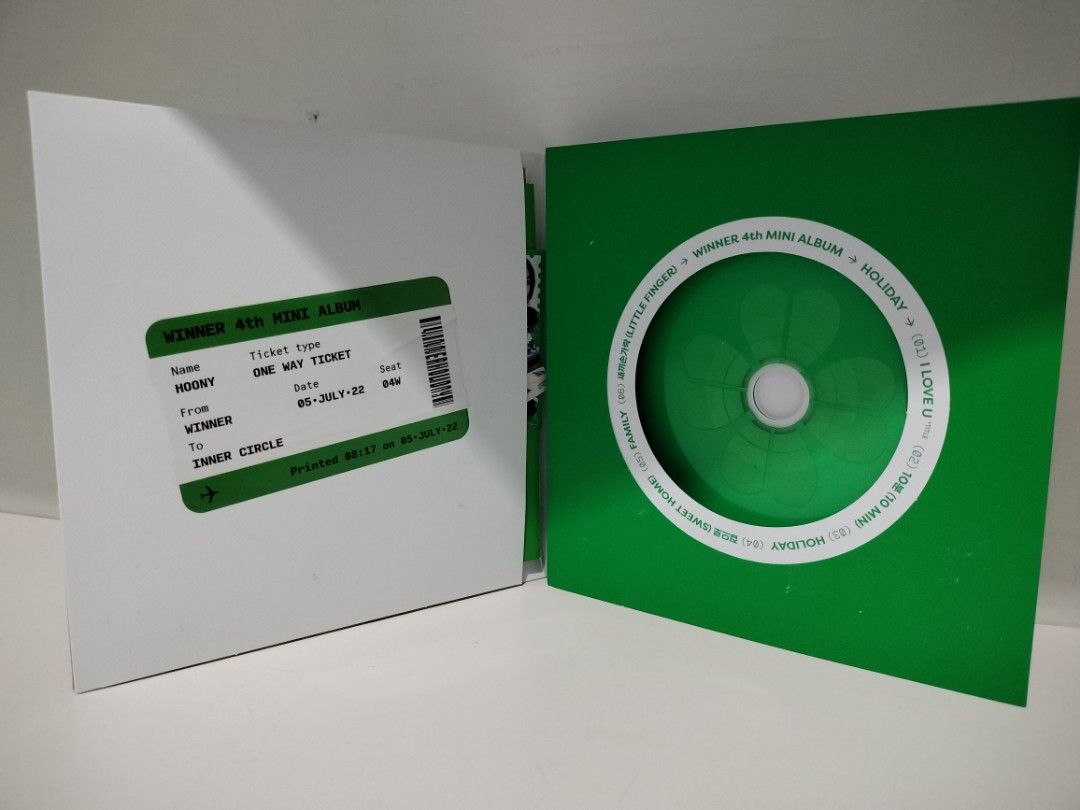 WINNER 4th Mini Album Holiday - HOONY (Category: K-Wave Merchandise) located in Palayan City. Submitted by ficany (Listing ID 1401017202, Image 3). Description: MOP: GCash (or other digital banks) MOD: J&T POLICIES: - Shipping fee c/o buyer - No return, no exchange - Item will be reserved only after payment (item price + SF) - COD not available.