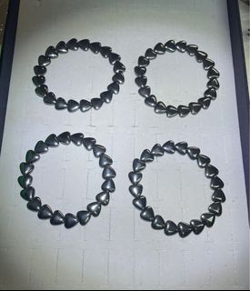 Black Obsidian Heart 10mm, $19 for 2 strands64205752080515110