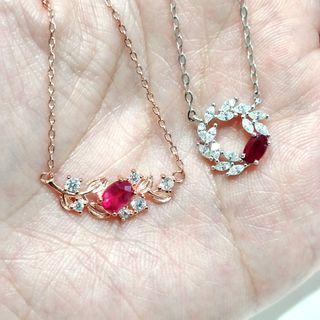 925純銀紅寶石頸鏈 Sterling Silver Natural Ruby Necklace64238420404098110
