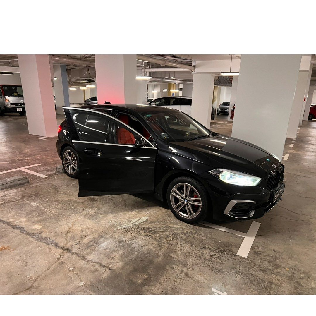 BMW 1 Series Hatchback 118i Non-M Sports Variant Auto (Category: Used Cars) located in Singapore. Submitted by sgtechieboy (Listing ID 1396164051, Image 3). Description: No consignments! Pls do not PM me. Thanks BMW 118i (registered 29 Oct 2020) that’s been super well taken care of, with really low mileage at just 55500km. It’s the non-M Sport variant but I’ve upgraded it with M Sport rims and almost brand-new tyres, so it’s got that nice sporty 