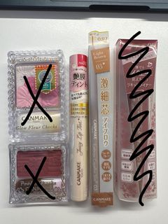 Canmake 唇釉, 眉筆64238890301313110