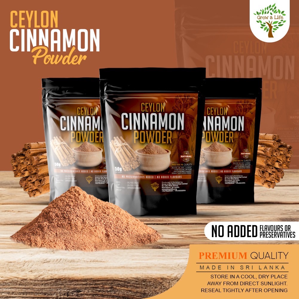 Ceylon Cinnamon Powder (50g) – Premium Grade from Sri Lanka, Health ...
