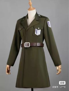 艾倫米卡莎三笠cos服進擊的巨人艾爾敏皮克讓基爾修斯坦莎夏韓吉兵長cosplay軍大衣64244960853377110