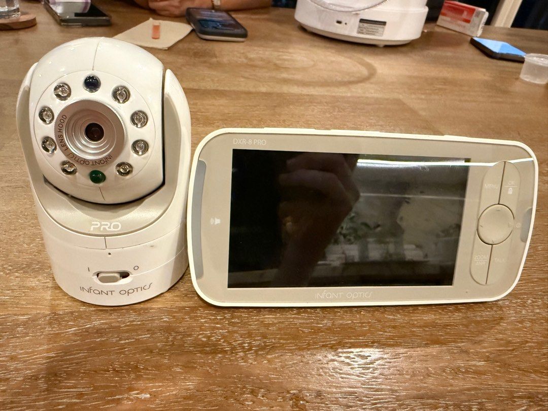 Infant Optics DXR-8 Pro (Category: Baby Monitors) located in Makati City. Submitted by halftime.halftime (Listing ID 1396227807, Image 1). Description: ULTRA-CLEAR VIDEO QUALITY: Our high definition screen offers sharp video quality and enhanced night vision with 720P resolution for ultimate coverage. The closed circuit camera system is hack proof so the video feed is only viewable by you. RELIABLE MONITORING: Our patented, Active Noise Reduction