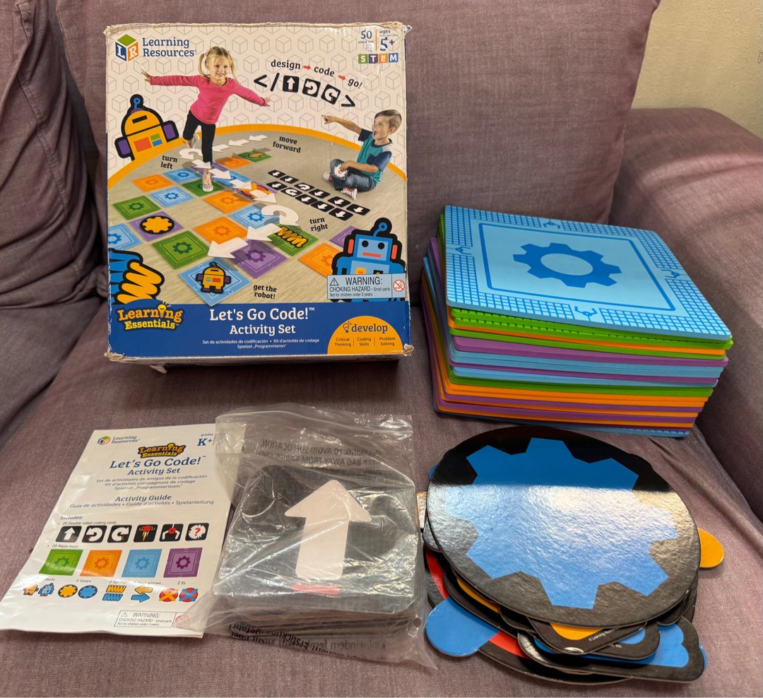 Learning Resources Let's Go Code! Activity Set, Hobbies & Toys, Toys ...