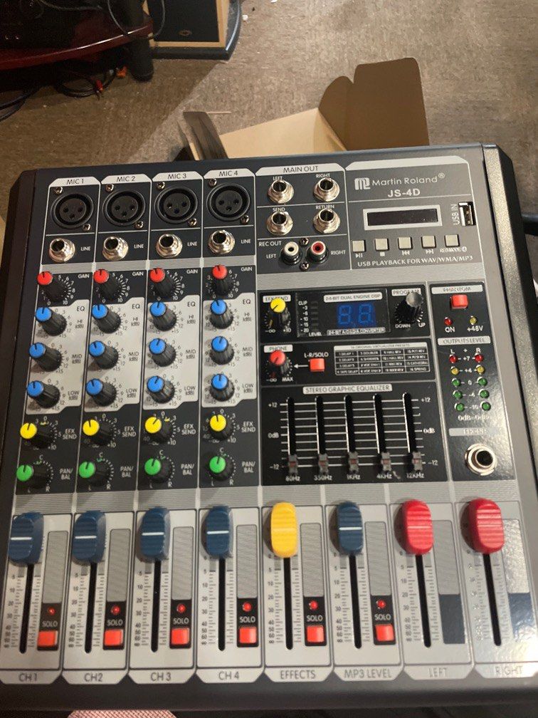 System Martin Roland Martin roland 4channel js4d with Bluetooth and build in amplifer 1 year ...