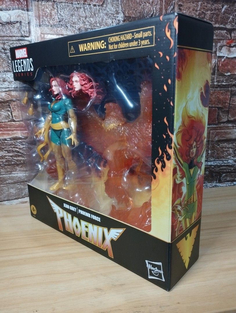 Marvel Legends Jean Grey Phoenix Force (Category: Figurines & Statues) located in Quezon City. Submitted by thebeehivecollectibles (Listing ID 1396219685, Image 2). Description: - Marvel Legends Jean Grey as Phoenix Force action figure - Includes: Figure, alternate head, and large Phoenix effect base - Brand new in original packaging - Features Marvel Legends and Phoenix Force branding on the box Item is in San Pablo, Laguna Shipping at buyer's e