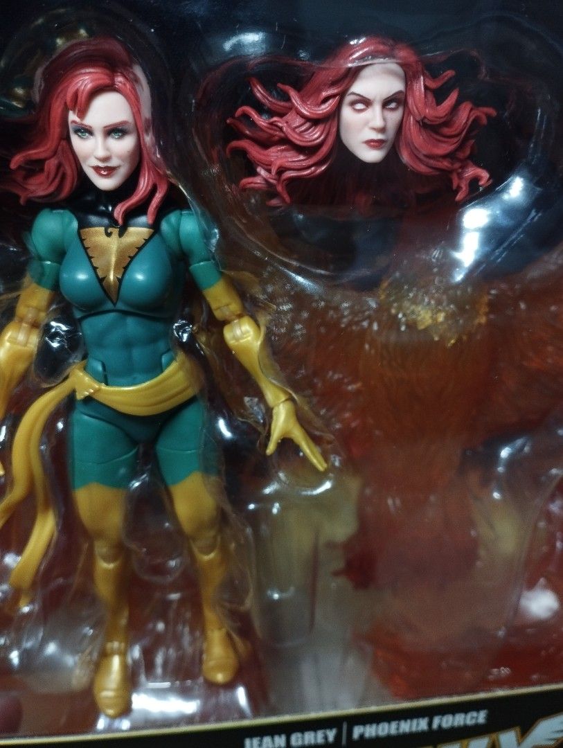 Marvel Legends Jean Grey Phoenix Force (Category: Figurines & Statues) located in Quezon City. Submitted by thebeehivecollectibles (Listing ID 1396219685, Image 3). Description: - Marvel Legends Jean Grey as Phoenix Force action figure - Includes: Figure, alternate head, and large Phoenix effect base - Brand new in original packaging - Features Marvel Legends and Phoenix Force branding on the box Item is in San Pablo, Laguna Shipping at buyer's e