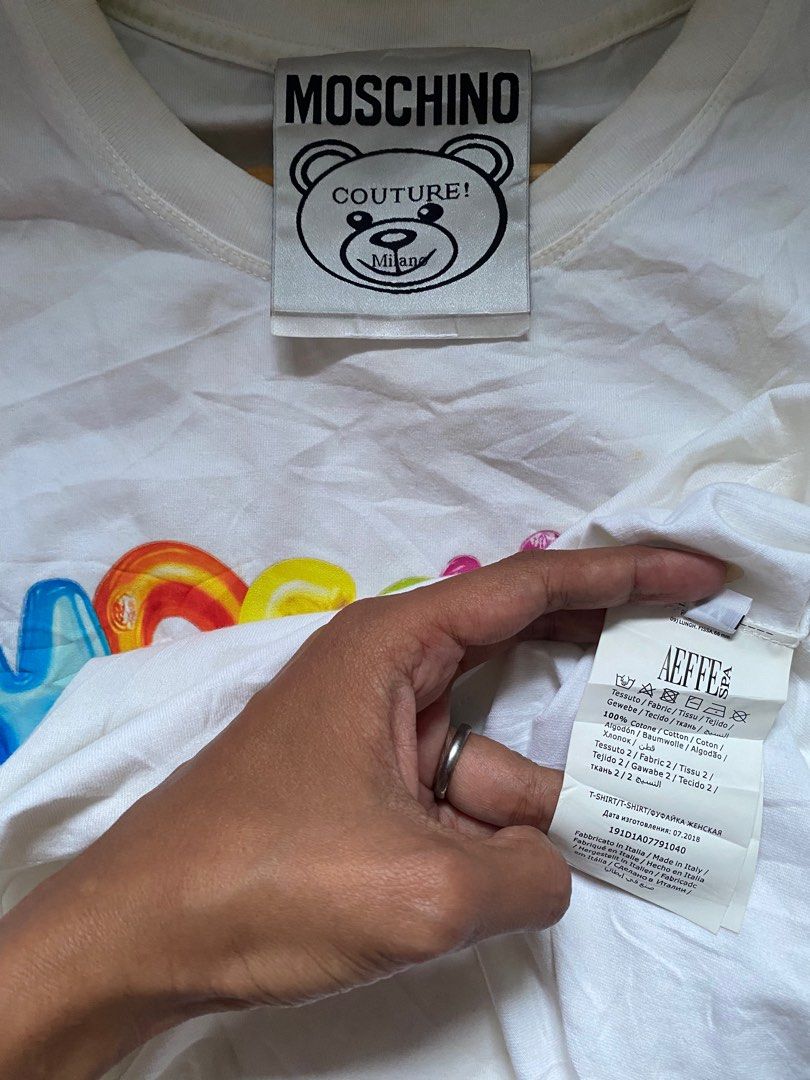Moschino Bear Shirt (Category: Luxury Apparel) located in Binmaley. Submitted by maryjeyn (Listing ID 1396221199, Image 2). Description: .