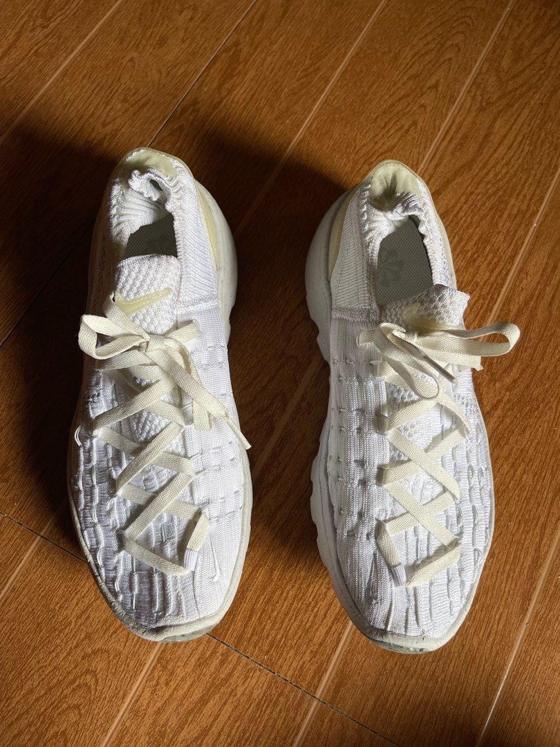 Nike Space Hippie 04 White Sneakers (Category: Sneakers) located in Manila. Submitted by arriolamajo (Listing ID 1396141716, Image 2). Description: Nike Space Hippie 04 White sneakers -100% authentic guaranteed -cosmetics: 10:10 - Color: White - Size: US 9, UK 8, EUR 42.5 - Features: White laces, textured upper, speckled gray soles - Condition: Good - Includes original box Meetup: BGC Taguig Can be shipped thru LBC ot JNT at buyer's expense.