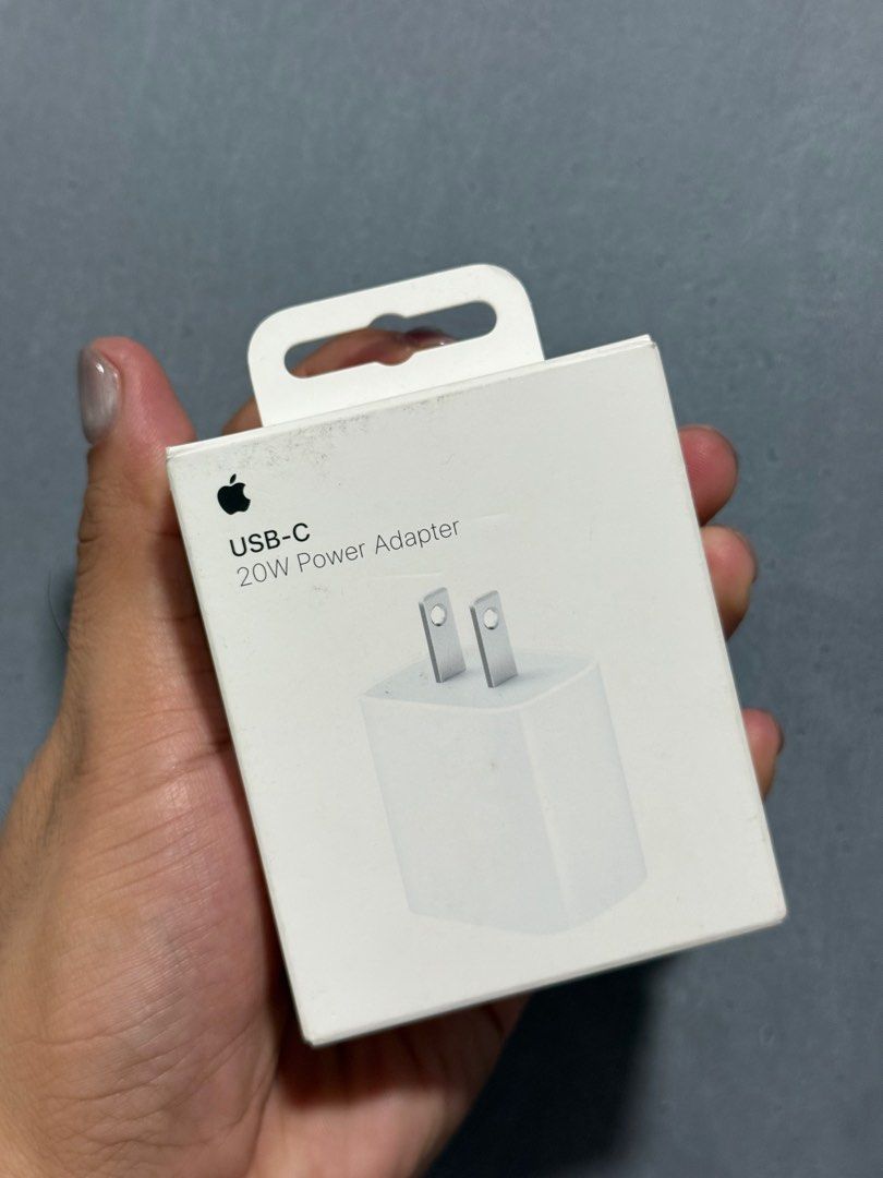 Original Apple USB - C 20W Power Adapter (Category: Chargers & Cables) located in Taguig. Submitted by russmerc1121 (Listing ID 1396267060, Image 1). Description: For Sale: Original Apple USB - C 20W Power Adapter • Brand new, never used (box opened only) • Reason for selling: Thought the adapter for iPhone 14 Pro Max and iPhone 16 Pro is different • Original Price ₱1,290.00. Selling for ₱1,000.00. DM me if you’re interested. Thank you❤️.