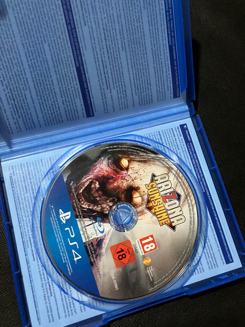 PS4 Arizona Sunshine VR R2 PAL EU (Category: PlayStation) located in Quezon City. Submitted by kurosu09 (Listing ID 1396270748, Image 3). Description: - Arizona Sunshine for PlayStation 4 - VR zombie shooter game - Includes game disc and case - Rated 18 - Supports PlayStation VR and PlayStation 4 Pro - Published by Vertigo Games and Jaywalkers - Payment via bank transfer, GCash, Maya - Unfortunately don’t accept trades - Delivery fee not included