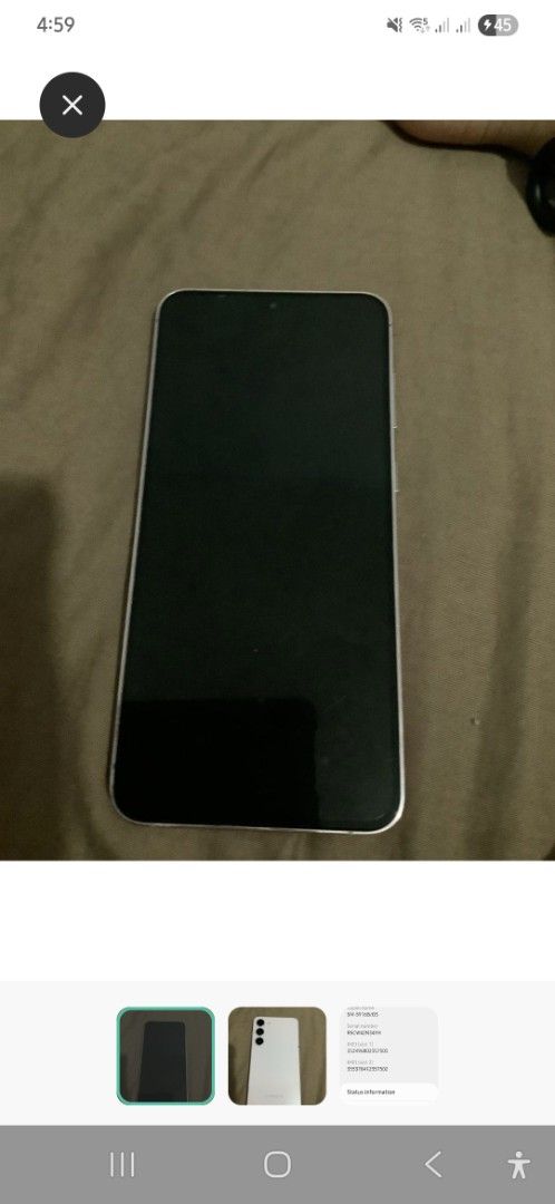 Samsung s23 plus (Category: Samsung) located in Manila. Submitted by mitchvi88823135 (Listing ID 1396178795, Image 2). Description: light purple original samsung s23 plus with box and original charger. wala pong sira rfs- mguupgrade .