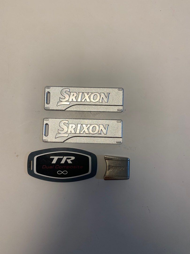 Srixon Bag Tags and Others (Category: Golf) located in Santa Rosa. Submitted by rumborro (Listing ID 1396254006, Image 1). Description: Take all for 220.