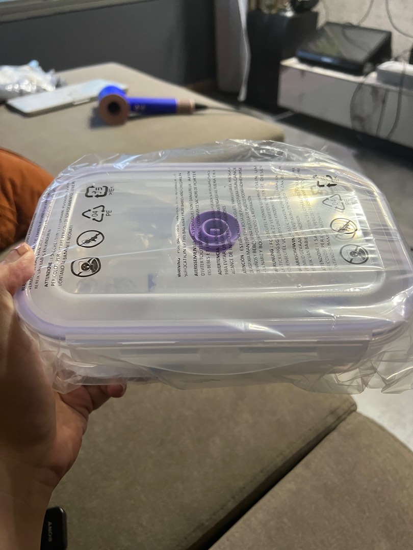 Vacuum storage container 1400ml, Furniture & Home Living, Home ...