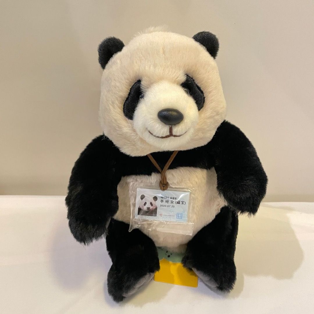 🈶現貨 #愛寶樂園代購 KR🇰🇷 韓國代購 愛寶樂園 Everland Fubao 福寶 工作證 員工證 熊貓寶寶 毛絨公仔🧸 (新版) 《下 ...