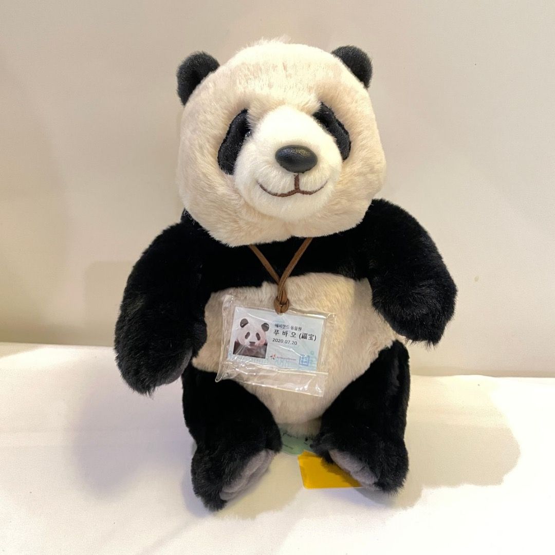 🈶現貨 #愛寶樂園代購 KR🇰🇷 韓國代購 愛寶樂園 Everland Fubao 福寶 工作證 員工證 熊貓寶寶 毛絨公仔🧸 (新版) 《下 ...