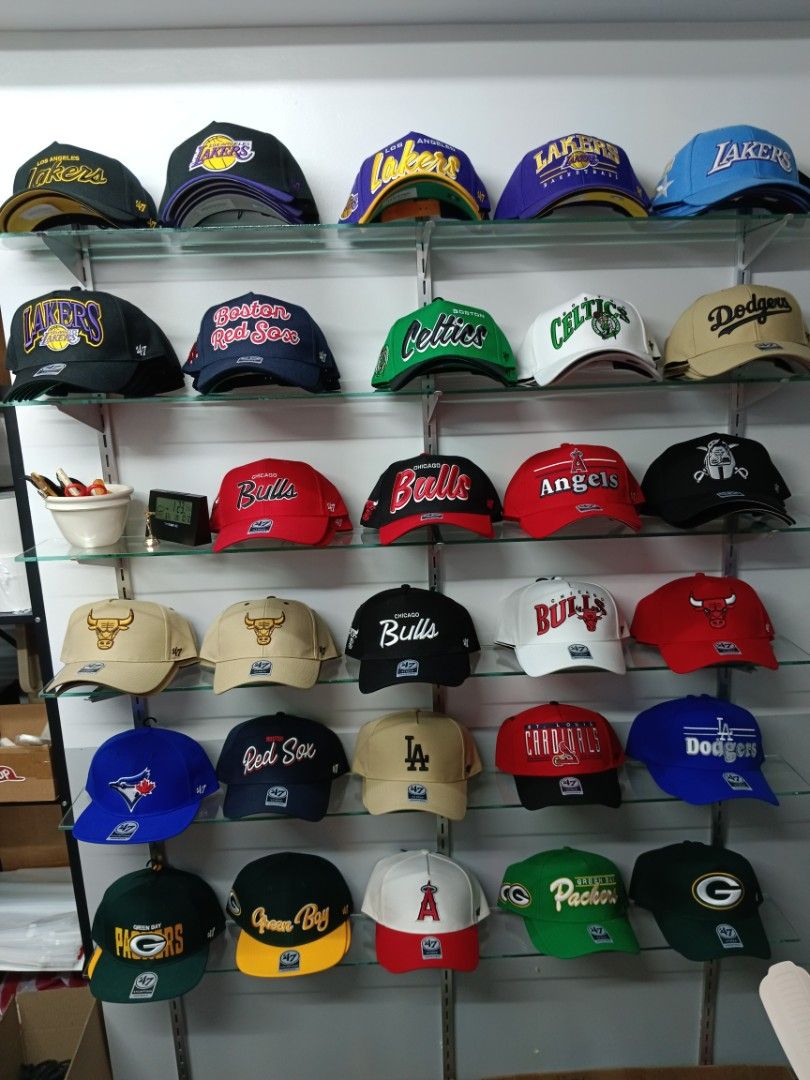 Assorted Baseball Caps (Category: Caps & Hats) located in Las Pinas. Submitted by eFF01 (Listing ID 1401206558, Image 2). Description: - Original 47 Brand Cap - Baseball caps collection. - Featuring teams: Dodgers, Lakers, Bulls, and more. - Various styles and designs. - Different colors available. - Available in various sizes. - Perfect for sports fans and casual wear..