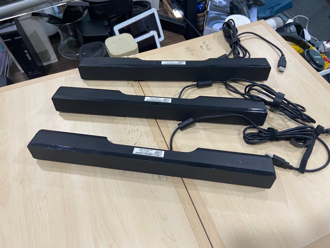Black Speaker Bar with USB Cable, Audio, Soundbars, Speakers ...