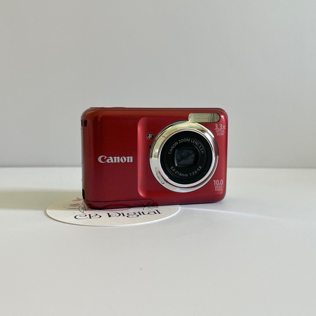 Canon Powershot A800 RED Digital Camera Digicam (Category: Cameras) located in Lipa City. Submitted by cbdigital (Listing ID 1401183858, Image 1). Description: Interested buyers, please message me at my ig:@cbdigitalph [USED] Canon Powershot A800 10 MP 3.3x Optical Zoom INCLUSIONS: Unit Battery Charger 2GB Memory Card Wrist Strap Camera Case ✅✅ LENS ZOOM, FLASH, ALL BUTTONS WORKING PRICE: ₱4,500 Message us for sample shots. OTHERS: [Common to use