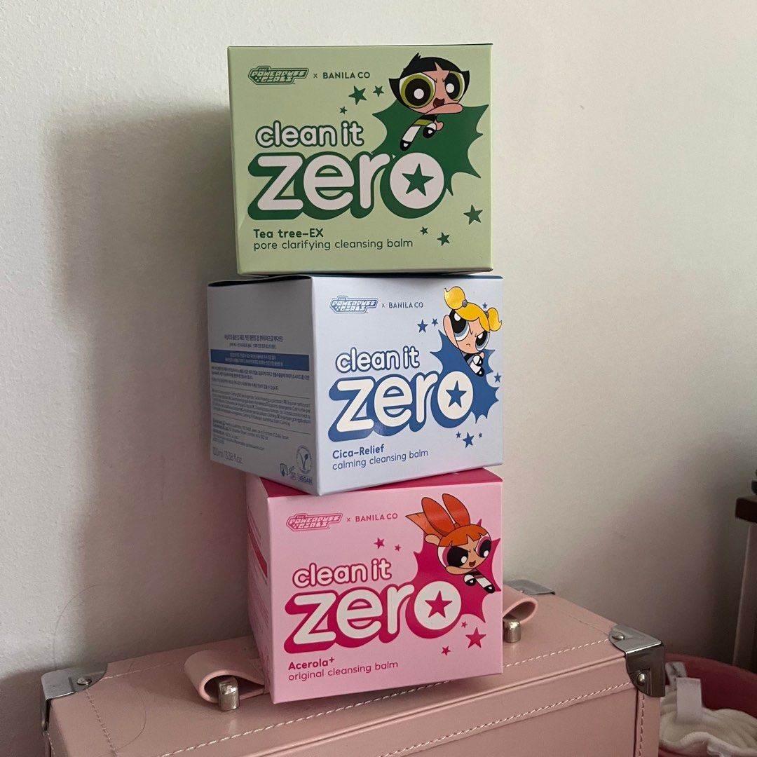 Clean it Zero Cleansing Balm Powerpuff girls collaboration (Category: Face Care) located in San Juan City. Submitted by 1104basics (Listing ID 1401320454, Image 1). Description: 999 each Take all for ₱2800 Brand new Never used Never opened With free cologne if you take all .