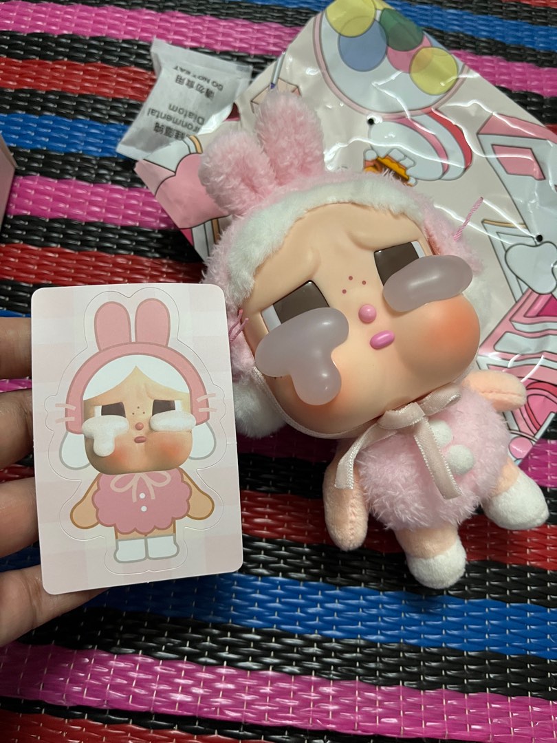 Cry Again Cry Baby popmart - Pink Rabbit, Hobbies & Toys, Toys & Games ...