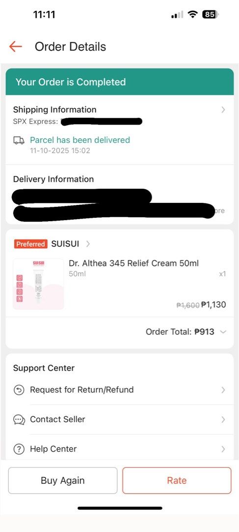 Dr. Althea 345 Relief Cream 50ml (Category: Face Care) located in Quezon City. Submitted by elizahao (Listing ID 1401189424, Image 2). Description: - Dr. Althea 345 Relief Cream - 50ml / 1.69 fl. oz. - For all skin types - Fragrance-free - Key Ingredients: Niacinamide, Hibiscus Sabdariffa Flower Extract, Centella Asiatica Extract - From Pro Lab: Clean formula, derma-inspired, soul liberation. Used twice but not really suits me (Hindi hiyang sa ak