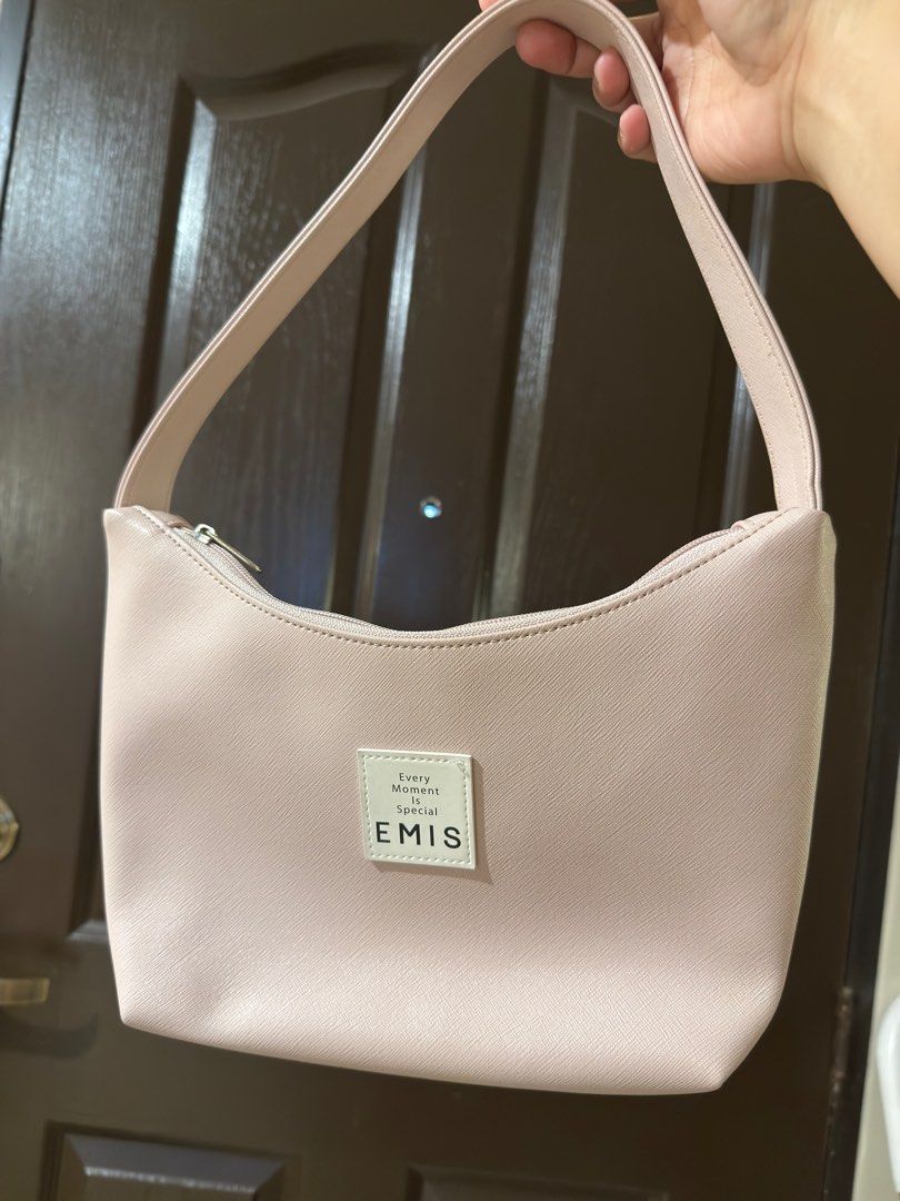 EMIS (every moment is special) bag from Korea (Category: Shoulder Bags) located in Manila. Submitted by borahaulph (Listing ID 1401254796, Image 1). Description: Light pink shoulder bag Product from Korea.