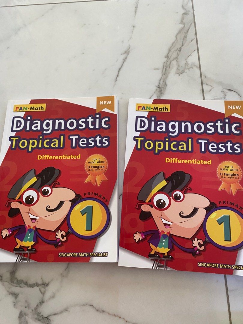 Fan-math diagnostic topical test for primary 1 math, Hobbies & Toys ...
