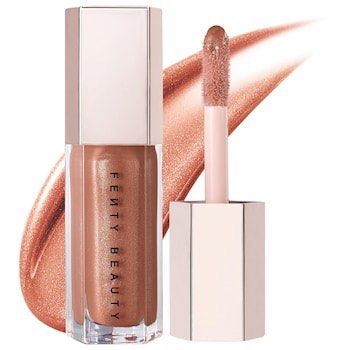 FENTY BEAUTY 01 FENTY GLOW SHIMMERING ROSE NUDE GLOSS BOMB