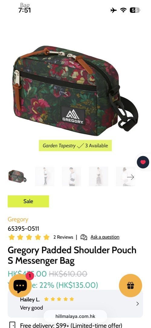 Gregory Padded Shoulder Pouch S Messenger Bag (Category: Luxury Bags & Wallets) located in Angeles City. Submitted by phynes (Listing ID 1401205594, Image 1). Description: authentic branded bag gregory ykk zipper brand new camera bag gcash payment .