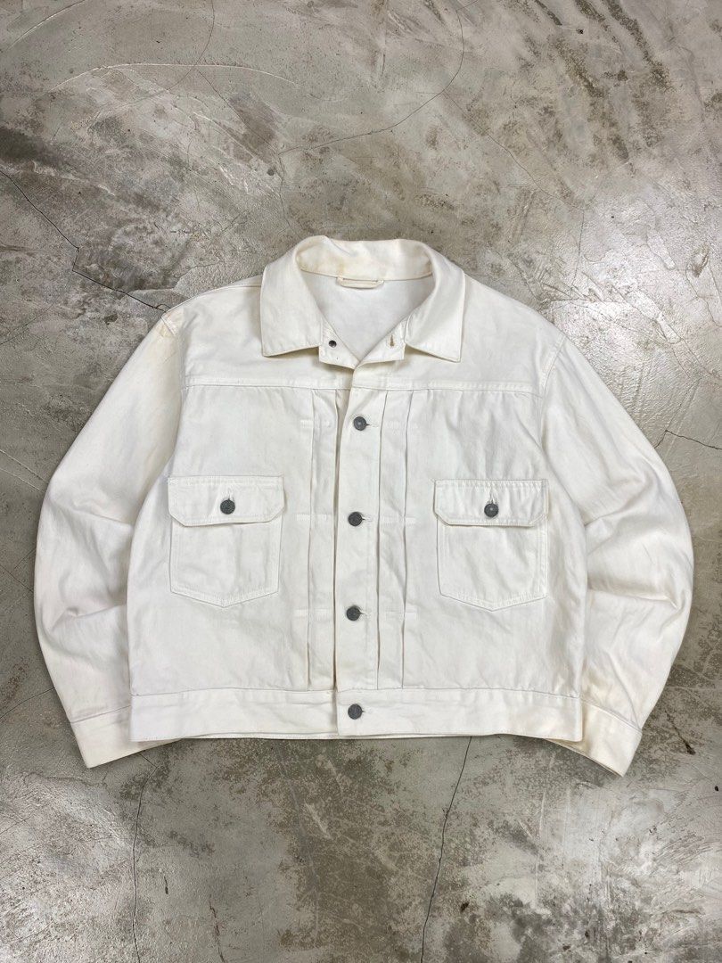 GU Type-2 Western Belt Buckle Denim Jacket (Category: Coats, Jackets and Outerwear) located in Baguio. Submitted by the_gunstore (Listing ID 1401192441, Image 1). Description: GU Type-2 Western Belt Buckle Denim Jacket Condition:Great Size tagged:S Width:23 Length:23 Shoulders:19 Sleeves:23 Read the description and check all photos carefully before buying strictly no cancellations and no refund You can also have it checked if it’s legit or off. W